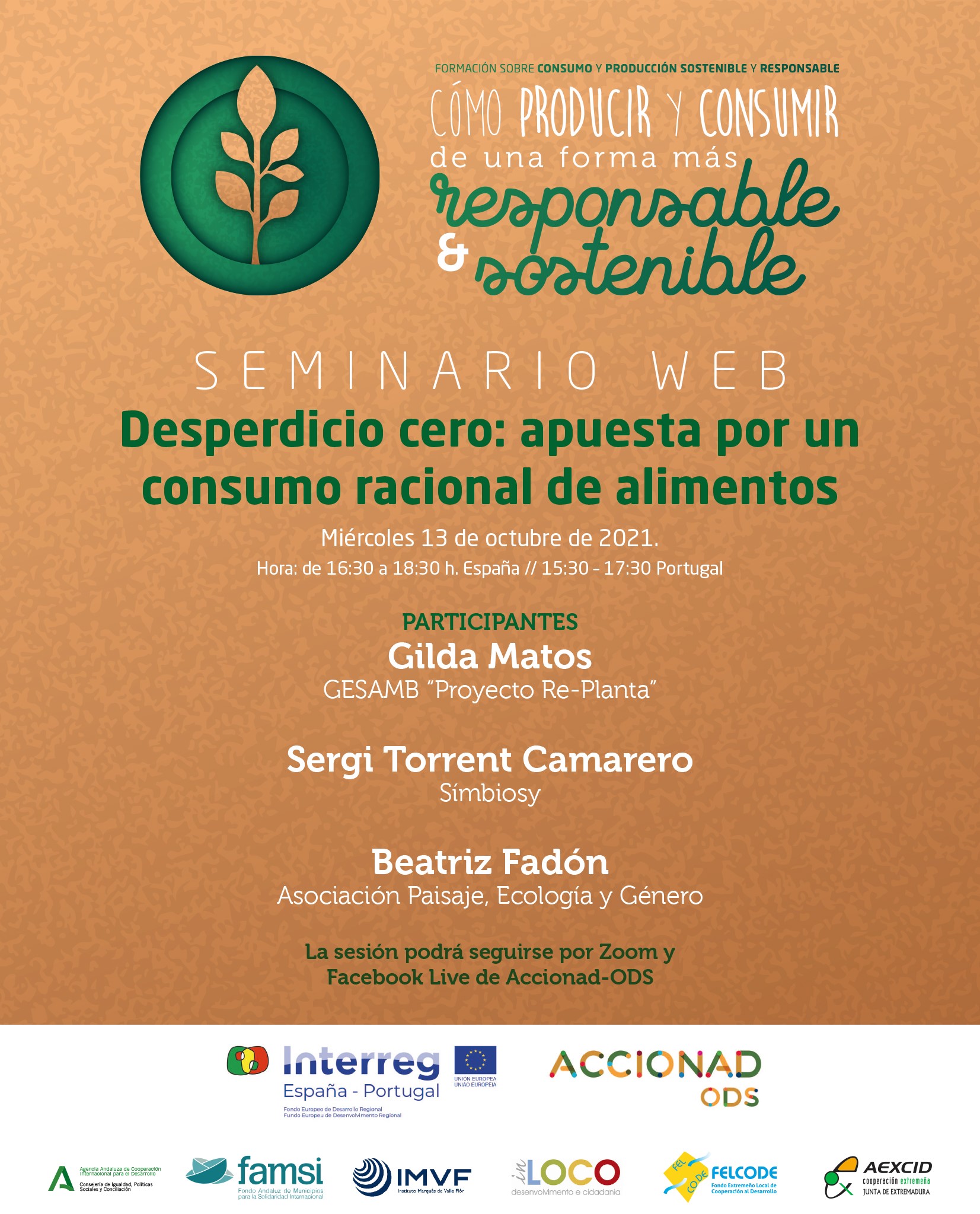 Seminario ‘Desperdicio cero: apuesta por un consumo racional de alimentos’